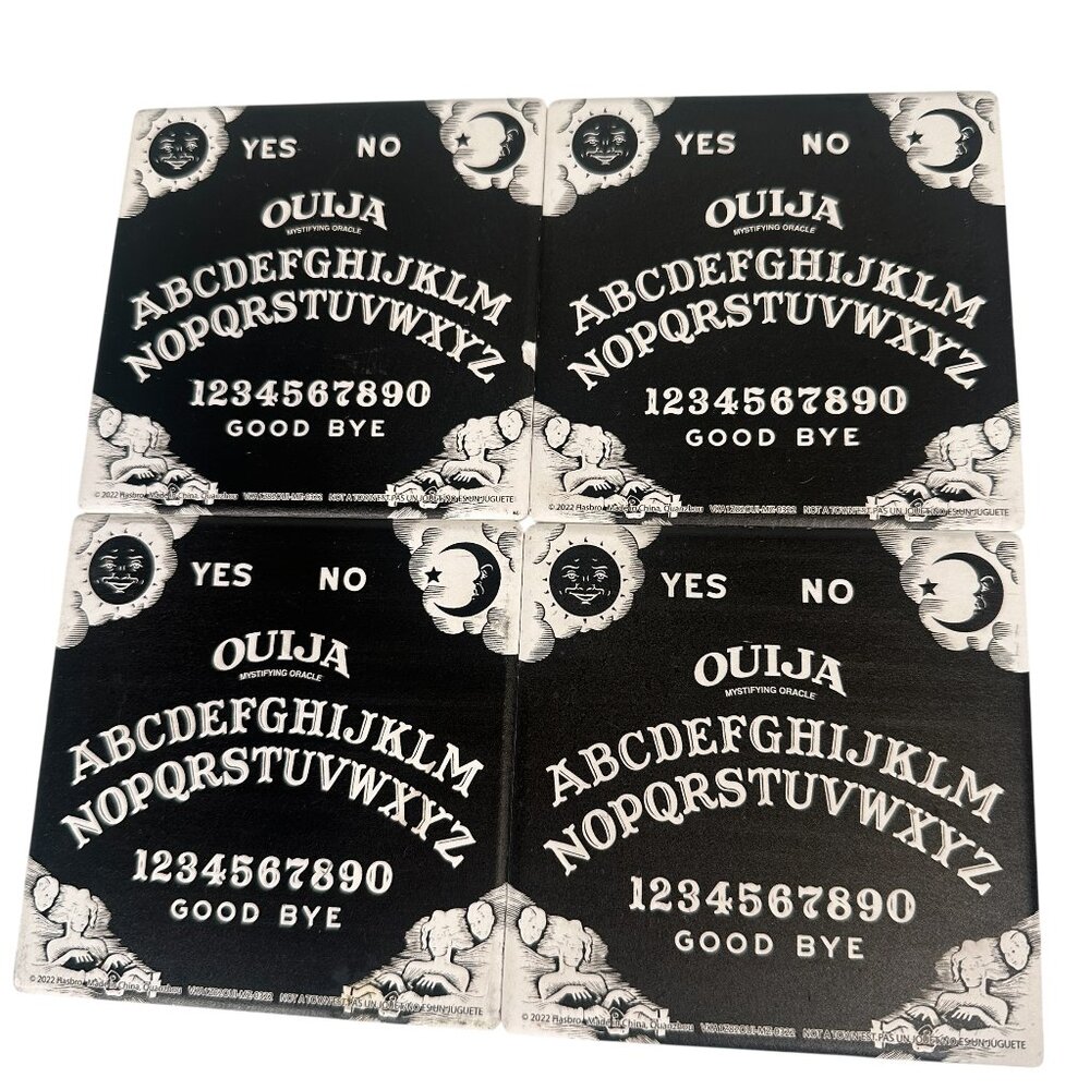 Halloween OUIJA BOARD Ceramic Stone Drink Coasters - SET OF 4